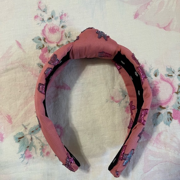 Lele Sadoughi x LoveShackFancy headband millennial pink . - Picture 3 of 4
